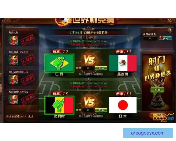 世界杯竞猜红包活动来袭 参与即有机会赢取丰厚大奖
